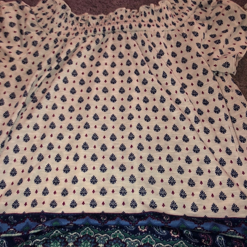 Off the shoulder shirt